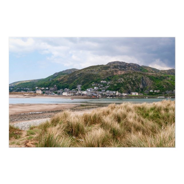Barmouth and Dinas Oleu Landscape Photo Print (Front)