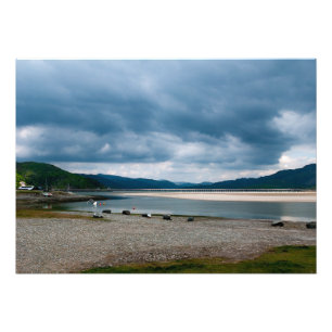 Barmouth Viaduct and River Mawddach Estuary Photo Print