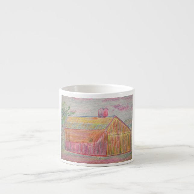 Barn Art Espresso Cup (Front)