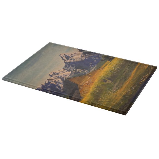 Barn at the Grand Teton, by Gary Poling Cutting Board (Corner)