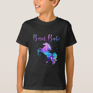 Barn Babe Funny Horse Owner Equestrian Rider Girls T-Shirt
