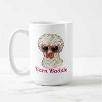 Barn Baddie Funny Glam Chicken in Pink Sunglasses 