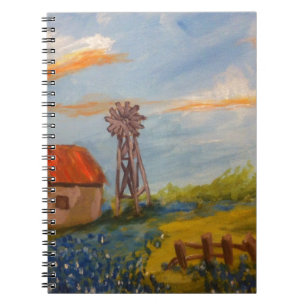 Barn & Bluebonnets Notebook