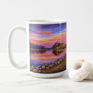 Barn Bluff, Red Wing Vibrant Sunset Mug