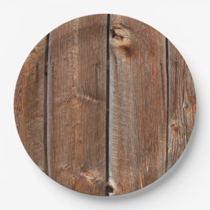 BARN BOARD PAPER PLATE