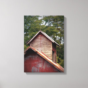 Barn Cupola With Faded Paint Canvas Print