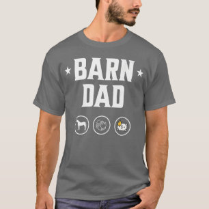 Barn Dad Equestrian Premium gift T-Shirt