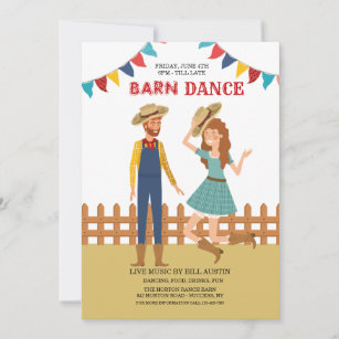 Barn Dance Invitation