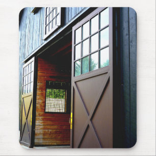 Barn Door Perspective Mouse Mat