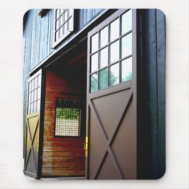 Barn Door Perspective Mouse Mat (Front)