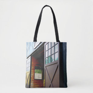 Barn Door Perspective Tote Bag