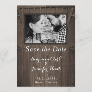 Barn Doors Save the Date