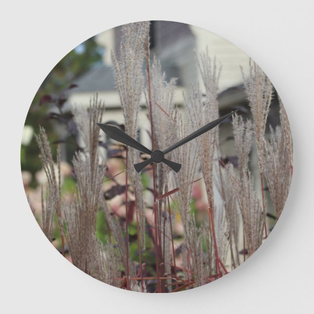 Barn & Fields Round Acrylic Wall Clock (Front)