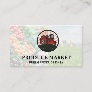 Barn   Fresh Produce Business Card