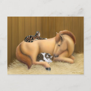 Barn Friends Postcard