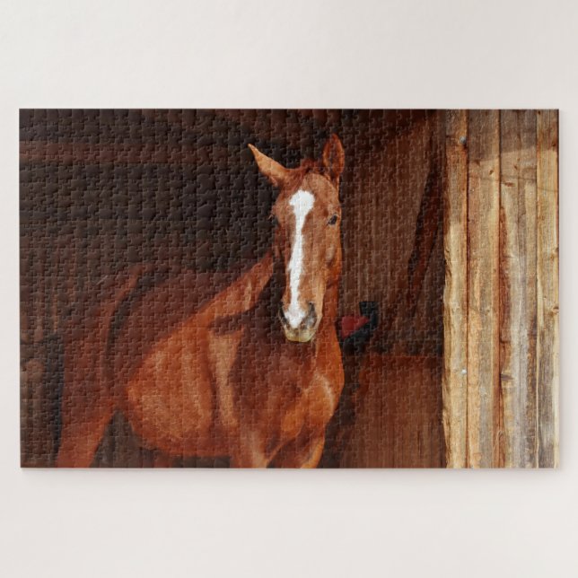 barn horse puzzle  (Horizontal)