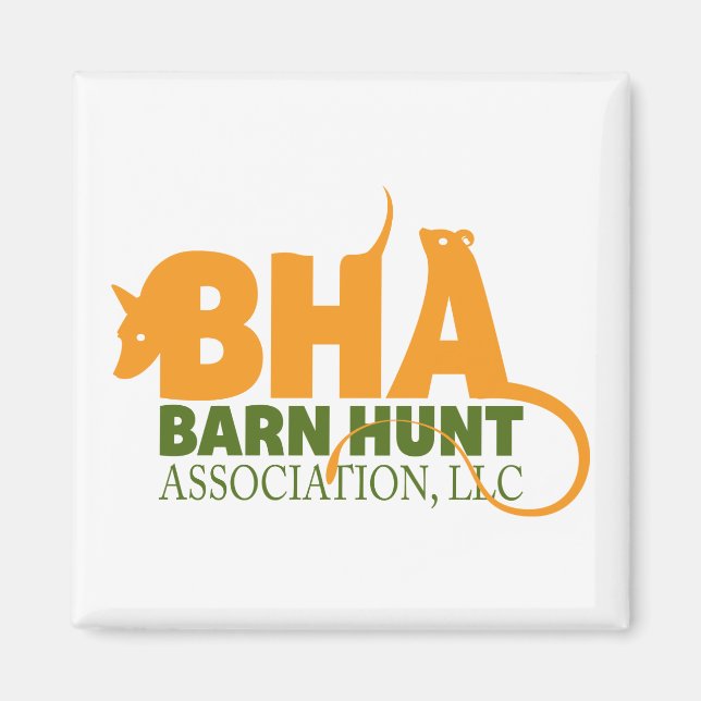 Barn Hunt Association LLC Logo Gear Magnet (Front)