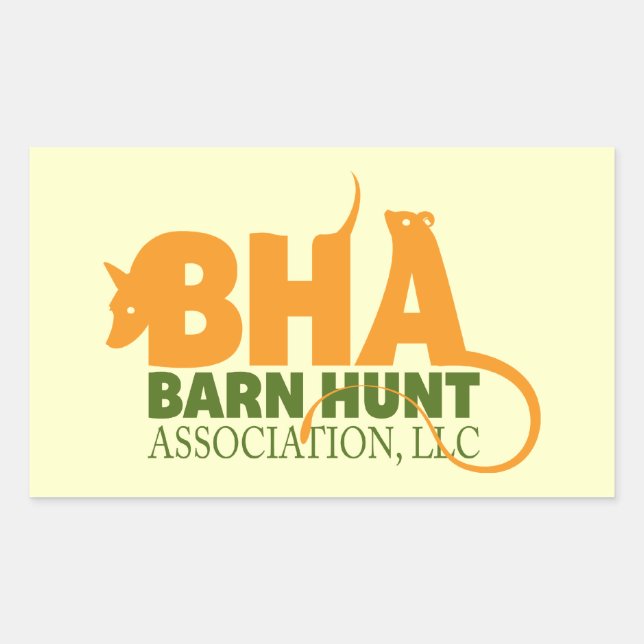 Barn Hunt Association LLC Logo Gear Rectangular Sticker (Front)