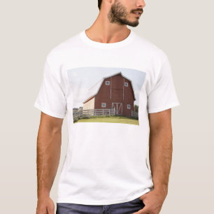 Barn in rural landscape T-Shirt