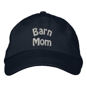 Barn Mum Horse Embroidered Hat