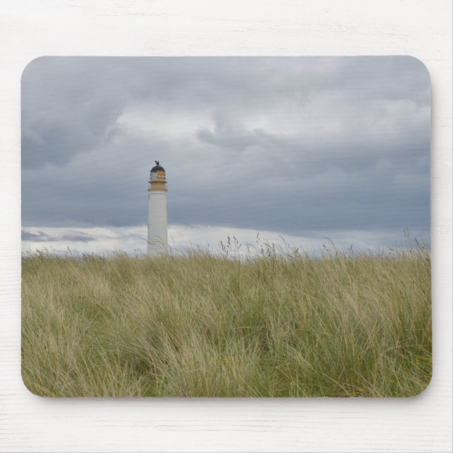 Barn Ness Lighthouse, Scotland Mouse Mat (Front)