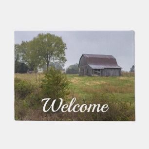 Barn On A Hill Welcome Doormat