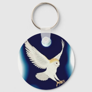 barn-owl-1 key ring