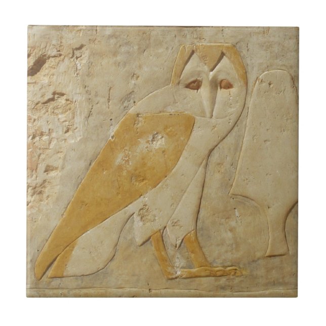 Barn OWL Ancient Egyptian Tile (Front)