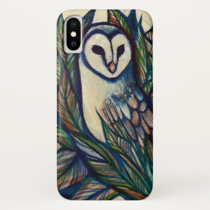Barn Owl Art                                       iPhone X Case