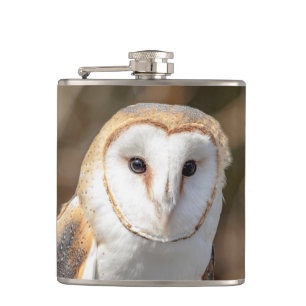 Barn Owl Hip Flask