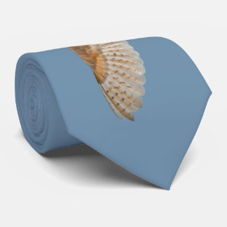 Barn Owl in Flight Tie (Sky Blue)