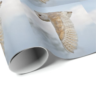 Barn Owl in Flight Wrapping Paper