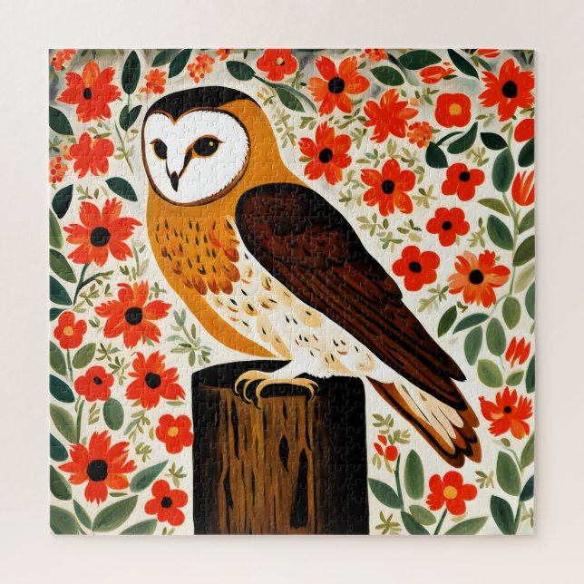 Barn Owl Jigsaw Puzzle (Vertical)