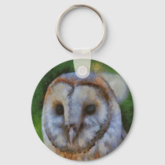 Barn Owl Key Ring