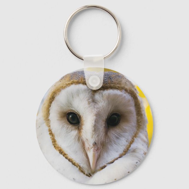 Barn Owl Keychain (Front)