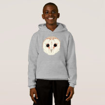 Barn Owl Kids Unisex Pullover Hoodie