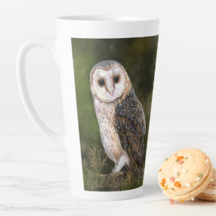Barn Owl Latte Mug