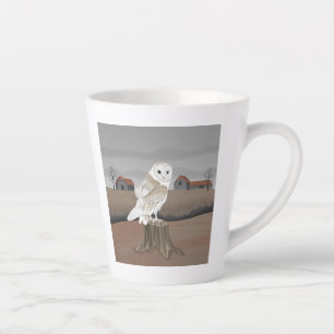 Barn Owl Latte Mug