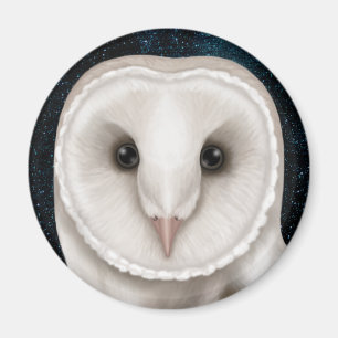 Barn Owl Magnet