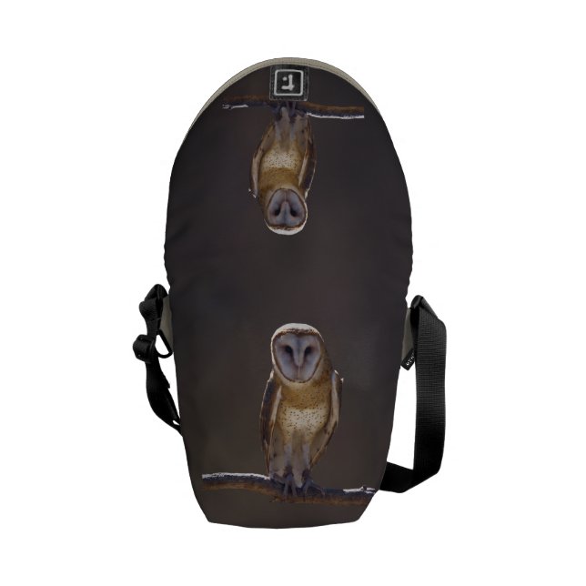 Barn Owl Messenger Bag (Back Open)