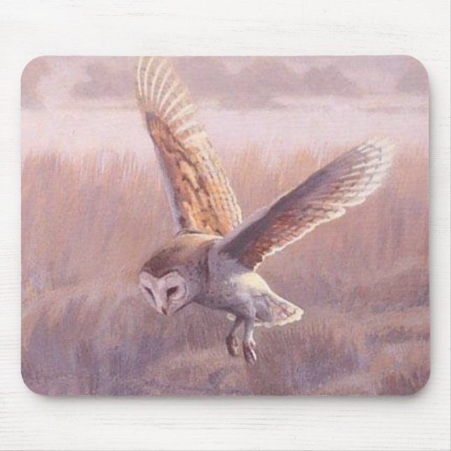 Barn Owl Mousepad (Front)
