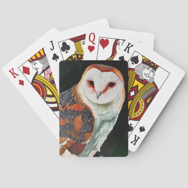 Barn Owl Playing Cards (Back)