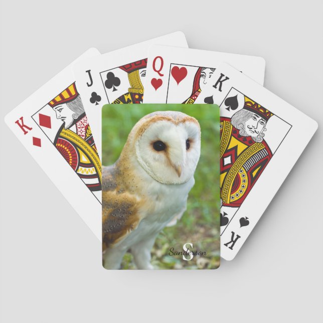 Barn Owl Playing cards (Back)
