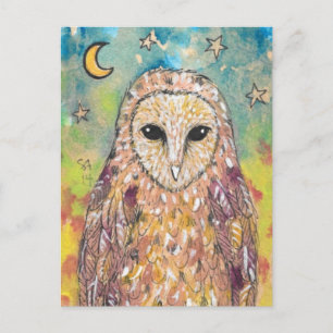 Barn Owl Postcard