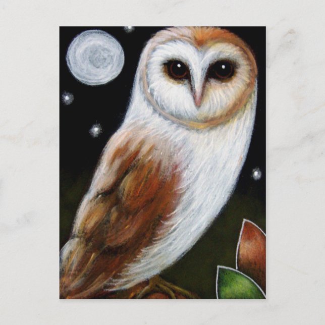 BARN OWL Postcard (Front)
