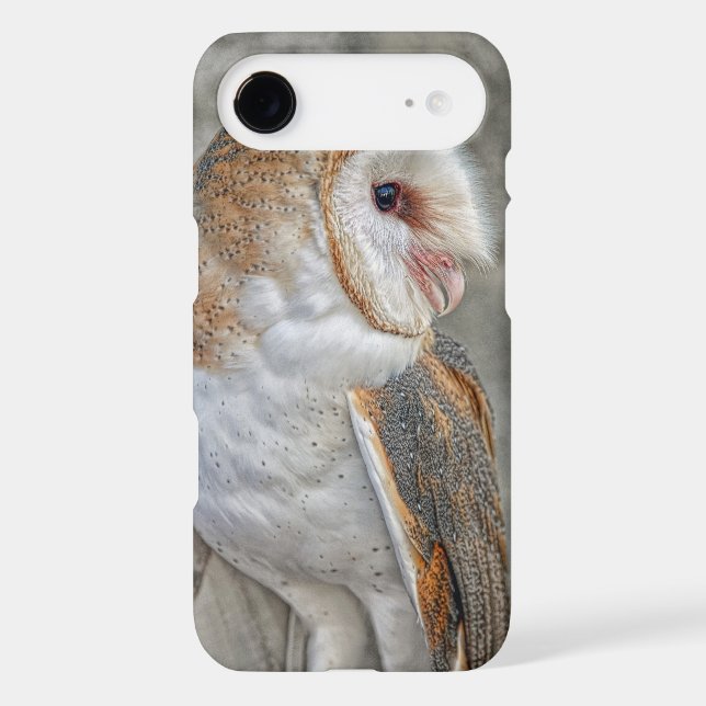 Barn Owl Profile Case-Mate iPhone Case (Back)