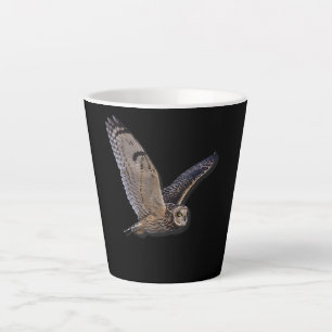 Barn Owl Spirit Animal Nature And Outdoor Lover Latte Mug