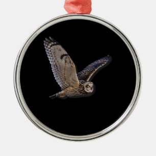 Barn Owl Spirit Animal Nature And Outdoor Lover Metal Tree Decoration