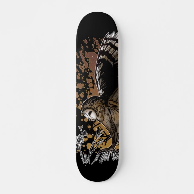 Barn Owl Stance Skateboard (Front)