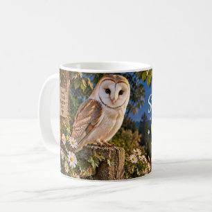 Barn Owl Stay Wise Stay Wonderful Coffee Mug